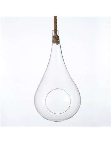 Γυάλινο διακοσμητικό κρεμαστό 15x30 εκ.