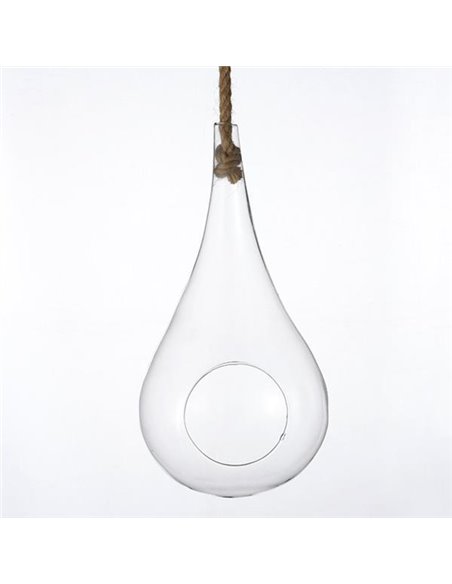 Γυάλινο διακοσμητικό κρεμαστό 15x30 εκ.