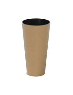 Γλάστρα - κασπώ Tubus μπεζ Y38,1 x Φ20εκ.