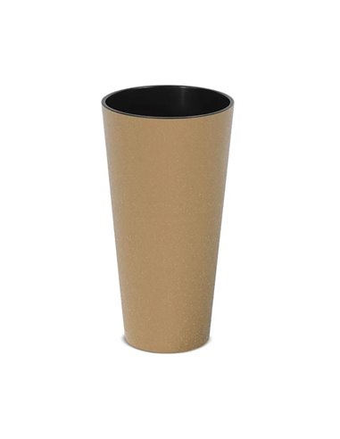 Γλάστρα - κασπώ Tubus μπεζ Y38,1 x Φ20εκ.