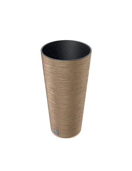 Γλάστρα - κασπώ FURU SLIM καφέ Y57,5xΦ30εκ.