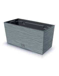 Ζαρντινιέρα - κασπώ Furu γκρι Y19,5x39,5x18,5,5εκ.