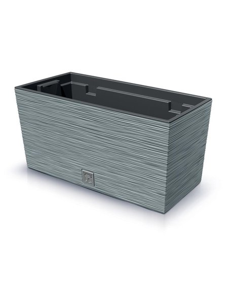 Ζαρντινιέρα - κασπώ Furu γκρι Y19,5x39,5x18,5,5εκ.