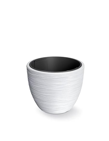 Γλάστρα - κασπώ Furu λευκό Y32xΦ39εκ.