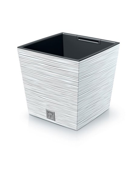 Γλάστρα - κασπώ FURU eco white Y29x29,5x29,5εκ.