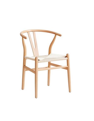 Ξύλινη καρέκλα 'Υ' από ξύλο οξιάς,natural, 53.3x57xΥ76εκ.