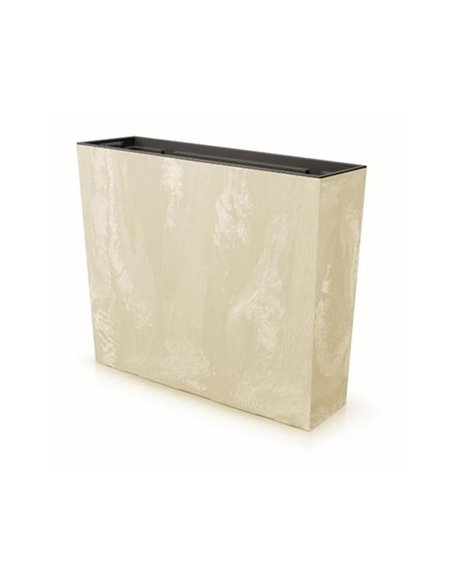 Ζαρντινιέρα εκρού beton effect Y49,8x58x18εκ.