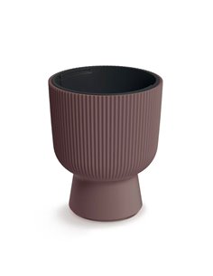 Γλάστρα - κασπώ Milly Round καφέ Y30,5 x Φ23,9εκ.