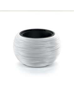 Γλάστρα - κασπώ Furu λευκό Y23x∅37,8εκ.