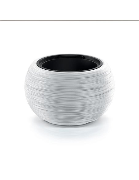 Γλάστρα - κασπώ Furu λευκό Y23x∅37,8εκ.