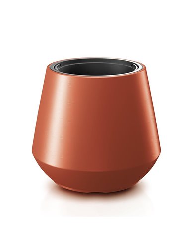 Γλάστρα - κασπώ Heos χάλκινο Y35xΦ39,5εκ.