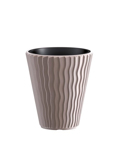 Γλάστρα - κασπώ Sandy mocca Y43,9xΦ39εκ.