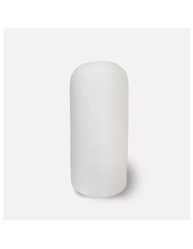Βάζο κεραμικό λευκό Υ25x∅11εκ.