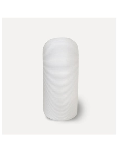 Βάζο κεραμικό λευκό Υ25x∅11εκ.