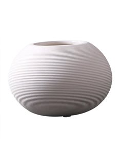 Βάζο κεραμικό λευκό Υ10,5x∅14,5εκ.