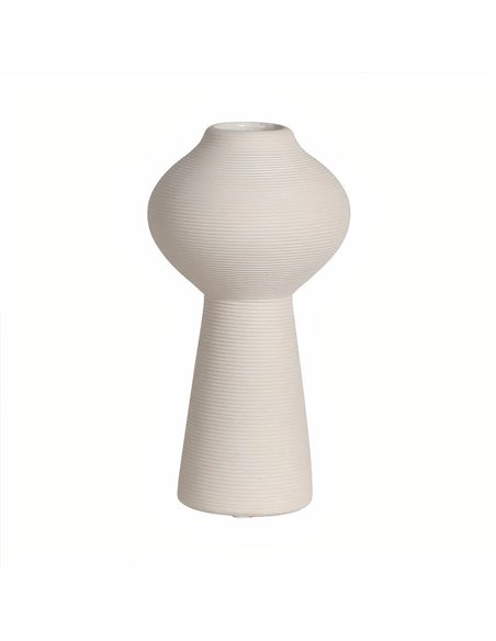 Βάζο κεραμικό λευκό Υ23x∅12,5εκ.