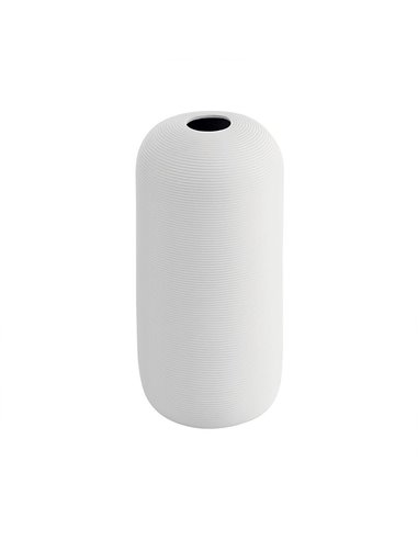 Βάζο κεραμικό λευκό Υ14,5x∅8εκ.