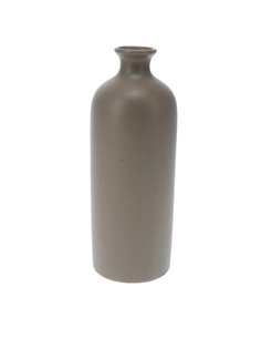 Βάζο με κυλινδρικό σχήμα από πορσελάνη με πράσινο ματ φινίρισμα Ø8,3xΥ22,2εκ.