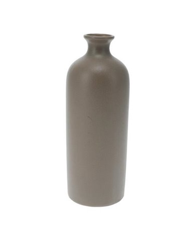 Βάζο με κυλινδρικό σχήμα από πορσελάνη με πράσινο ματ φινίρισμα Ø8,3xΥ22,2εκ.