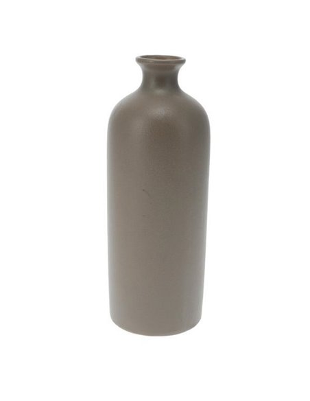 Βάζο με κυλινδρικό σχήμα από πορσελάνη με πράσινο ματ φινίρισμα Ø8,3xΥ22,2εκ.