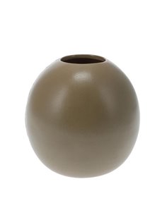 Βάζο από πορσελάνη με πράσινο ματ φινίρισμα Ø12xΥ12εκ.