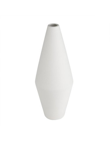 Βάζο κεραμικό λευκό Υ36,5x∅14,5εκ.