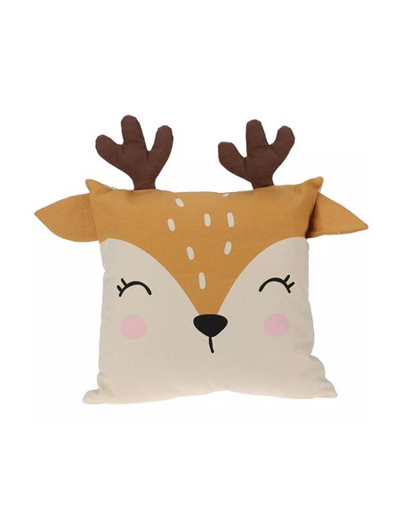 Μαξιλάρι διακοσμητικό ελαφάκι 40x40εκ.