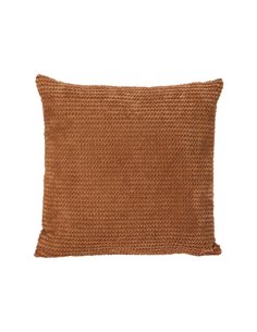 Μαξιλάρι διακοσμητικό με γραμμές καφέ 45x45εκ.