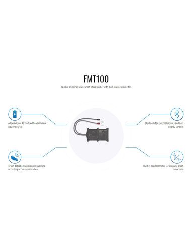 TELTONIKA GPS Tracker αυτοκινήτου FMT1001A9S01, GSM/GPRS/GNSS, Bluetooth