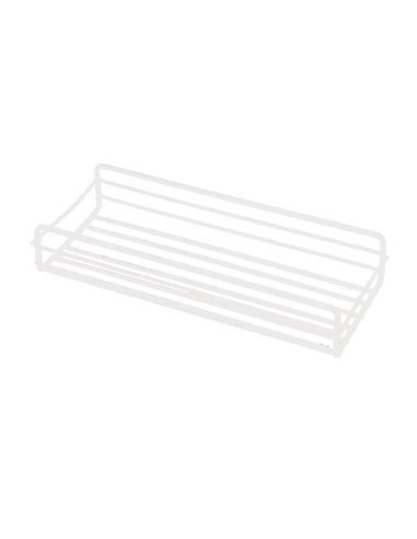 Ράφι οργάνωσης επιτοίχιο μεταλλικό λευκό Υ5x26,5x10,5εκ.