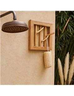 Κρεμάστρα τοίχου Nextdeco Tribeca ανακυκλωμένο ξύλο teak Υ25x11/8x28εκ.