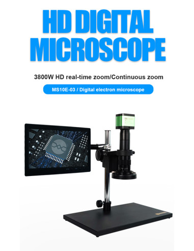 SUNSHINE ψηφιακό μικροσκόπιο MS10E-03 με 10.1" οθόνη, 8x, LED, 38MP