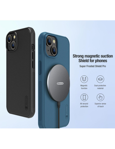 NILLKIN θήκη Super Frosted Shield Pro Magnetic για iPhone 14 Plus, μαύρη