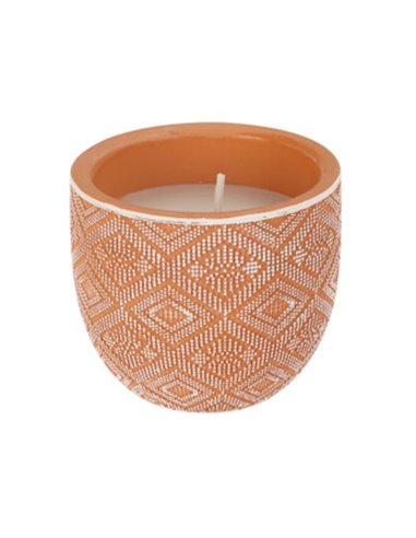 Αρωματικό κερί σιτρονέλα σε γλαστράκι terra diamond Υ7xØ6εκ.