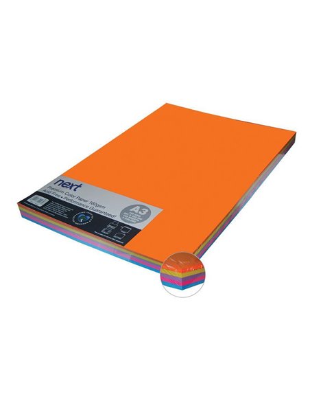 Χαρτί φωτοτυπικό Α3 5 χρώματα 125 φύλλα 160γρ.