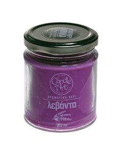 Αρωματικό κερί, 212 ml,  με αιθέρια έλαια λεβάντας