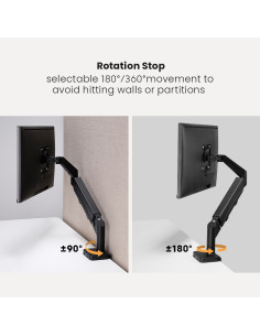 BRATECK βάση γραφείου LDT56-C012 για οθόνη 17"-32", έως 9kg