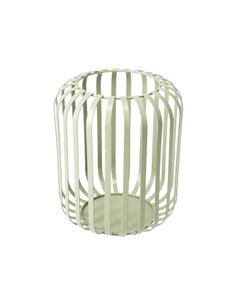 Φανάρι μεταλλικό για κεριά πράσινο 16x18,5εκ