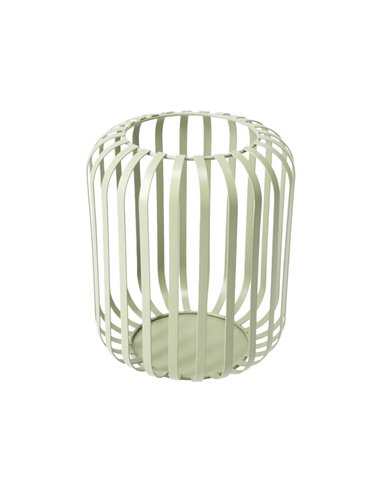 Φανάρι μεταλλικό για κεριά πράσινο 16x18,5εκ