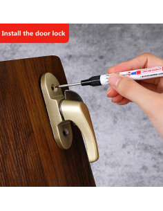 Μαρκαδόρος TOOL-0092 με μακριά μύτη, 32mm, κόκκινος