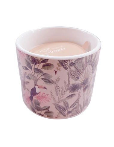 Κερί αρωματικό σε κεραμικό βαζάκι Ø10,4xY8,5εκ. scene