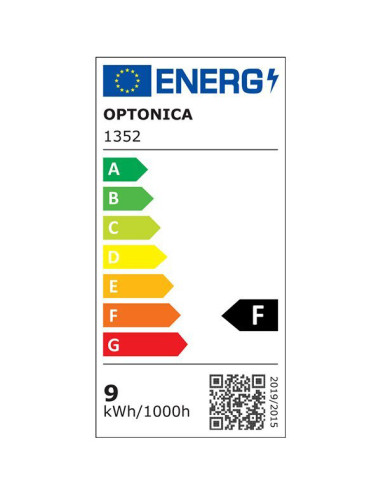 OPTONICA LED λάμπα A60 1352, 8.5W, 4500K, E27, 806lm