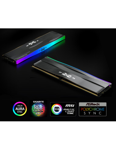 SILICON POWER μνήμη DDR4 UDIMM XPOWER Zenith, 8GB, RGB, 3200MHz, CL16