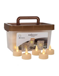 Σετ 24 LED ρεσώ θερμό λευκό φως