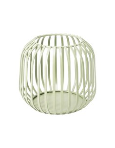 Κηροπήγιο μεταλλικό για ρεσώ πράσινο 12,5x11,4εκ