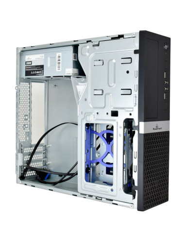 POWERTECH PC Case PT-1099 με 250W PSU, Micro-ATX, 356x102x338mm, μαύρο