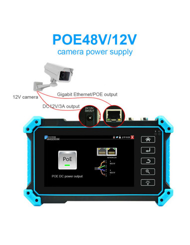 NOYAFA CCTV & IP tester NF-IPC715, 8MP CVI/TVI/AHD