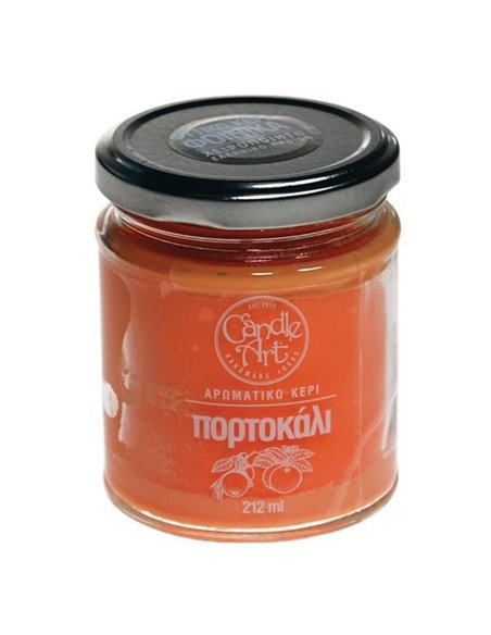 Αρωματικό κερί, 212 ml,  με αιθέρια έλαια πορτοκαλιού