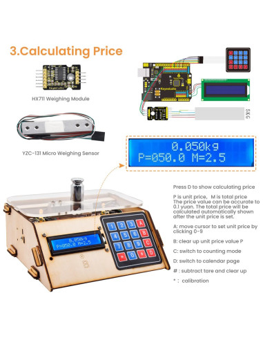 KEYESTUDIO Electronic Scale Kit KS0345 για Arduino