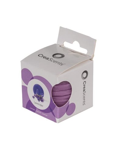 Αρωματικό κερί για αρωματιστή με άρωμα «Λεβάντα», σετ 6 τμχ σε κουτί